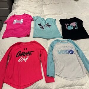 Under armour tops - size 6